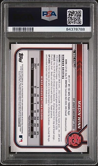 2022 Bowman Draft Chrome Sapphire Edition Bdc170 Masyn Winn PSA 10