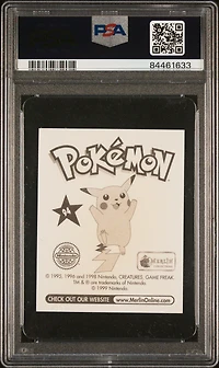 1999 Merlin Pokemon 94 Gengar PSA 8
