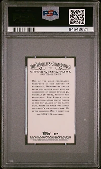 2023 Topps Allen & Ginter 271 Victor Wembanyama Mini PSA 10