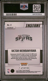 2023 Panini Instant Victor Wembanyama PSA