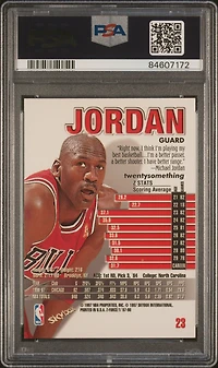 1997 Skybox Z-force 23 Michael Jordan PSA 10