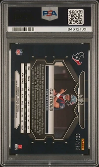 2023 Panini Mosaic Nfl Debut Nd3 Cj Stroud Orange PSA 9