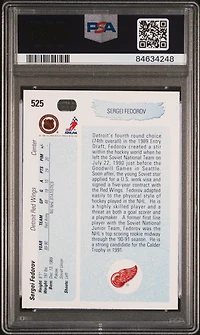 1990 Upper Deck 525 Sergei Fedorov PSA 10