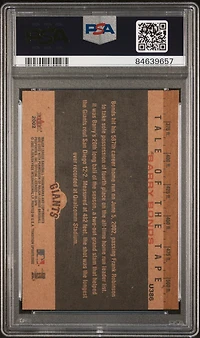 2002 Fleer Tradition Update U386 Barry Bonds PSA 10