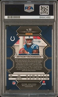 2023 Panini Mosaic 282 Anthony Richardson Reactive PSA 10