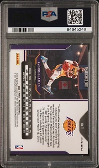 2020 Panini Prizm 1 Lebron James Fast Break Prizm PSA 8