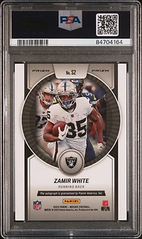2023 Panini Mosaic Scripts S2 Zamir White PSA 10