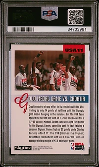 1992 Skybox Olympic Team Usa11 Michael Jordan PSA 9