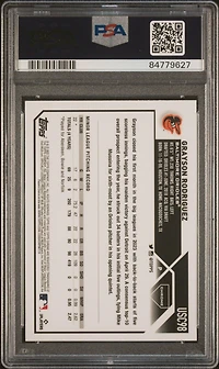 2023 Topps Chrome Update Usc98 Grayson Rodriguez Negative Refractor PSA 10