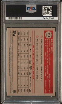 2021 Topps Chrome Platinum Anniversary 615 Babe Ruth PSA 10