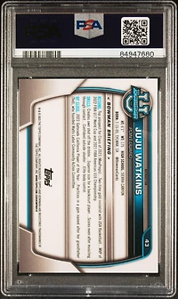 2022 Bowman Chrome University 43 Juju Watkins Refractor PSA 10