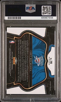 2022 Panini Select 296 Chet Holmgren Red Cracked Ice PSA 9