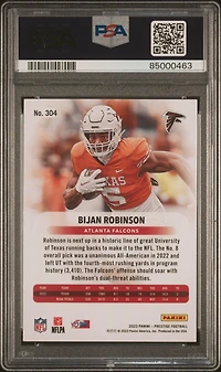 2023 Panini Prestige 304 Bijan Robinson PSA 10