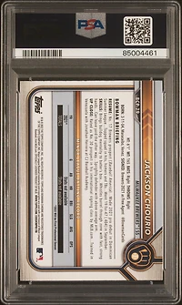 2022 Bowman Chrome Prospects Bcp79 Jackson Chourio Atomic Refractor PSA 10