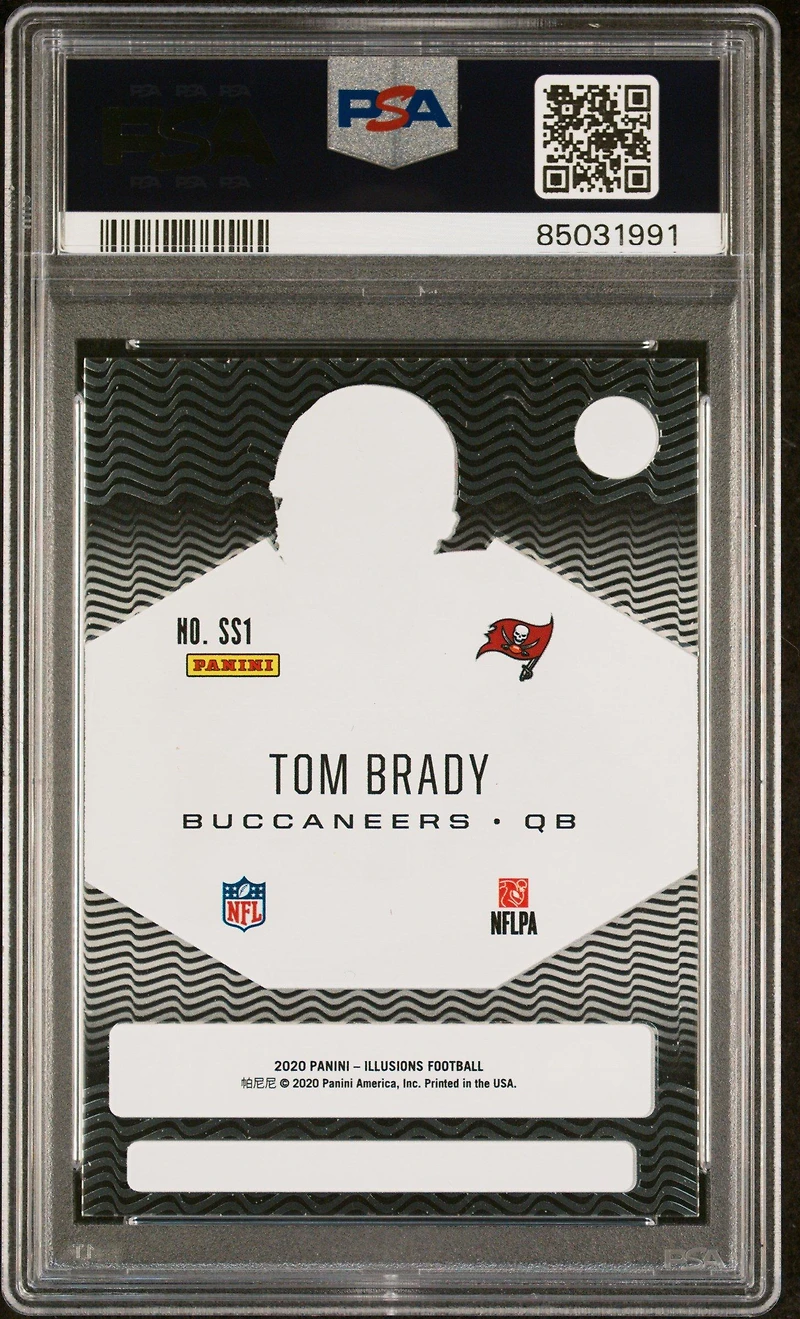 2020 Panini Illusions Shining Stars Ss1 Tom Brady PSA 9