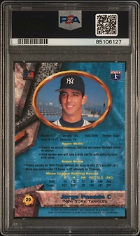 1994 Bowman's Best 29 Jorge Posada Blue PSA 8