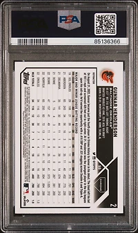 Topps Chrome Gunnar Henderson Refractor PSA 10