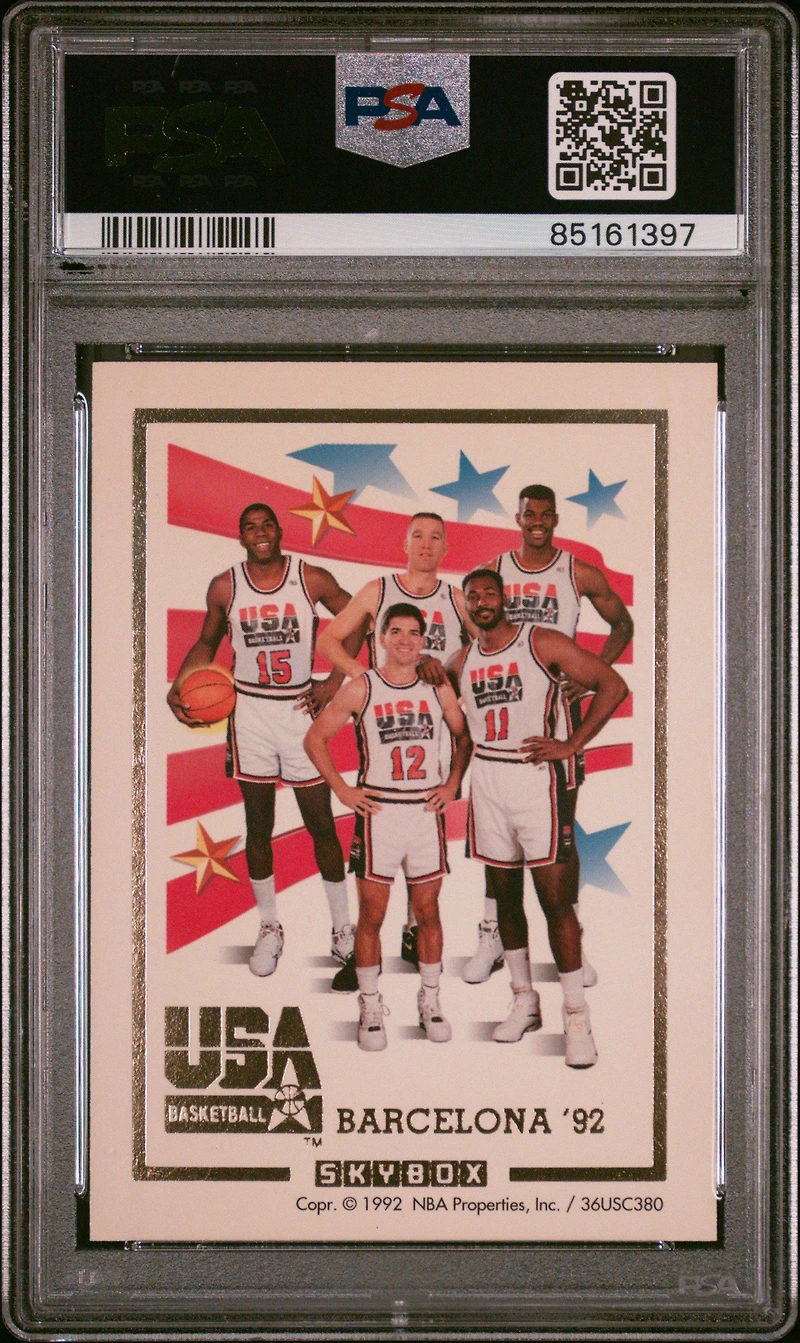1991 Skybox Usa Basketball Team Card PSA 9