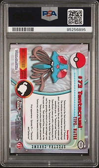 2000 Topps Chrome Pokemon T.v. 73 Tentacruel Spectra PSA 9