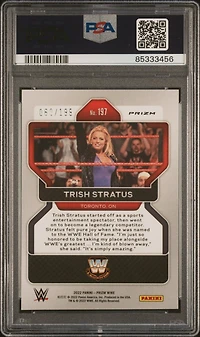 2022 Panini Prizm Wwe 197 Trish Stratus Premium Box Set Prizm PSA 10