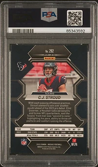 2023 Panini Mosaic 292 Cj Stroud PSA