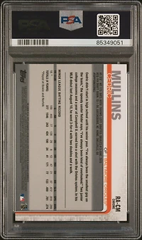 2019 Topps Chrome Rookie Autographs Ra-cm Cedric Mullins PSA 10