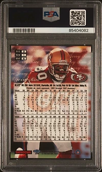 1998 Flair Showcase 6 Jerry Rice Row 1 PSA 9