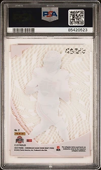 2023 Panini Chronicles Draft Picks Clear Vision 2 Cj Stroud PSA 10