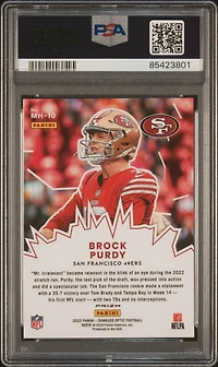 2022 Panini Donruss Optic My House Mh10 Brock Purdy PSA 10