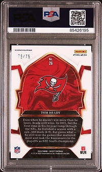2022 Panini Select 26 Tom Brady PSA 9