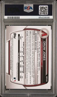 2023 Bowman Chrome Sapphire Edition Prospects 249 Druw Jones Aqua PSA 10