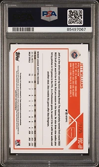 2023 Topps Pro Debut Pdc69 Jett Williams Chrome-orange Lava PSA 10