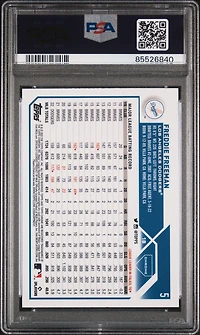2023 Topps Chrome 5 Freddie Freeman Sepia Refractor PSA 10