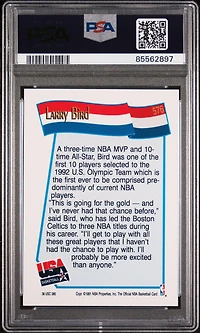 1991 Hoops 576 Larry Bird PSA 10
