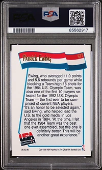 1991 Hoops 577 Patrick Ewing PSA 10