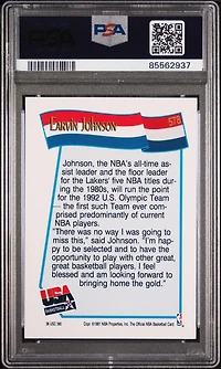 1991 Hoops 578 Magic Johnson PSA 10