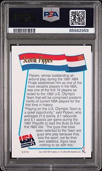 1991 Hoops 582 Scottie Pippen PSA 10