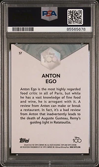 2023 Topps Chrome Disney100 57 Anton Ego PSA 9