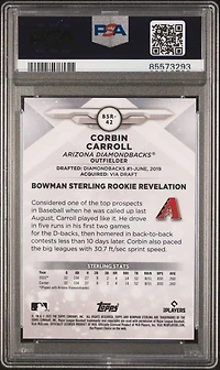 2023 Bowman Sterling Bsr42 Corbin Carroll Sterling Silver PSA 10