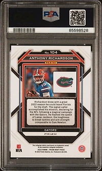 2023 Panini Prizm Draft Picks 104 Anthony Richardson PSA