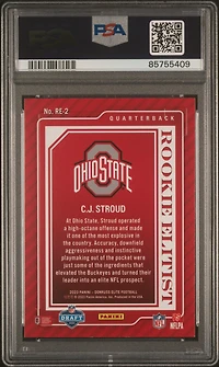 2023 Panini Donruss Elite Rookie Elitist Re2 Cj Stroud PSA 9