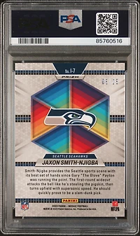 2023 Panini Mosaic Introductions I7 Jaxon Smith-njigba White PSA 10