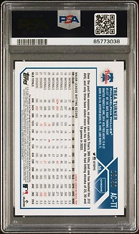 2023 Topps Chrome Update Autograph Actt Trea Turner Gold Refractor PSA 9