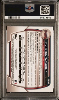 2023 Bowman Draft Chrome Prospect Autograph Cdahwa Hurston Waldrep Refractor PSA 10