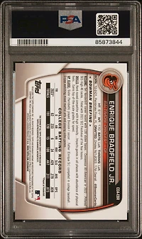 2023 Bowman Draft Chrome Prospect Autograph Cdaebr Enrique Bradfield Jr. PSA