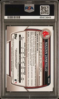 2023 Bowman Draft Chrome Prospect Autograph Cdanz Nazzan Zanetello PSA 10