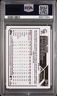 2023 Topps Chrome Update Sapphire Edition Autograph Et Ezequiel Tovar PSA 9