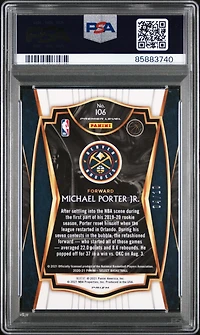 2020 Panini Select 106 Michael Porter Jr. Gold Disco Prizm PSA 9