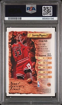 1993 Finest 105 Scottie Pippen PSA 9