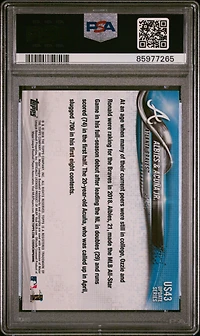 2018 Topps Update Us43 Ozzie Albies\ronald Acuna Jr. PSA 10